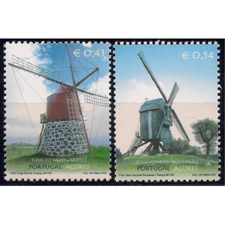 Portugal Azores 2002 - Mori de vânt, serie neuzata