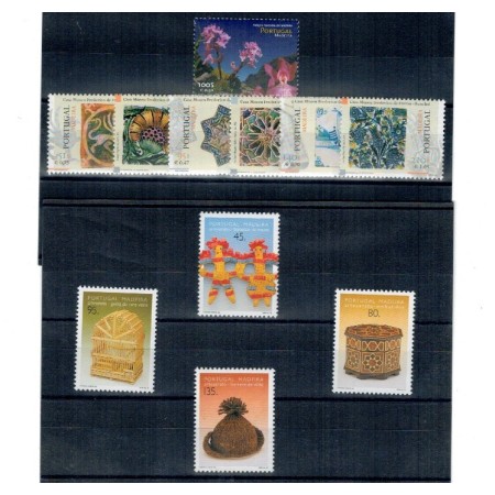 Portugal Madeira - Lot timbre neuzate, 1995, 1999