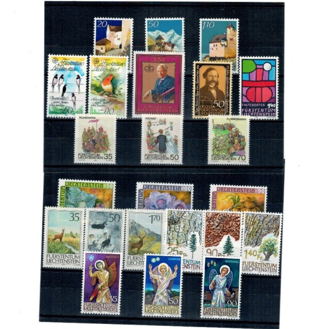 Liechtenstein 1986 - Set timbre neuzate, serii