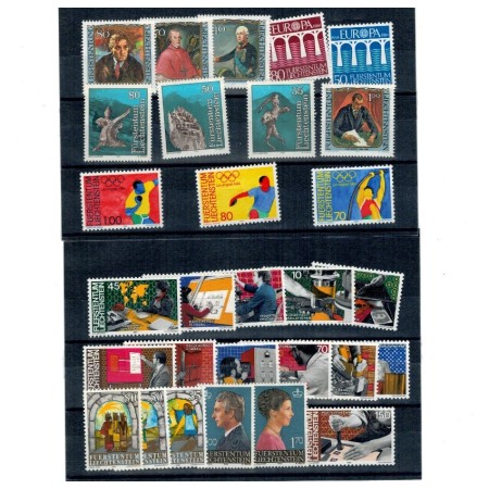 Liechtenstein 1984 - Set timbre neuzate, serii