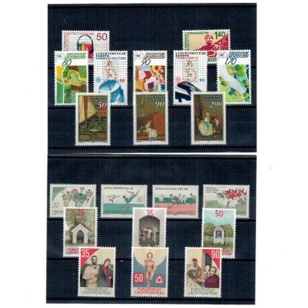 Liechtenstein 1988 - Set timbre neuzate, serii
