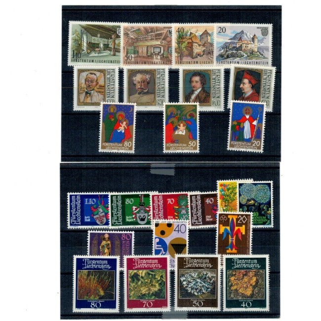 Liechtenstein 1981 - Set timbre neuzate, serii