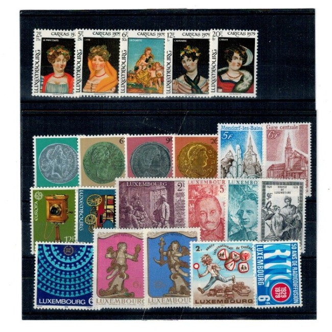 Luxemburg 1979 - Set timbre neuzate, serii