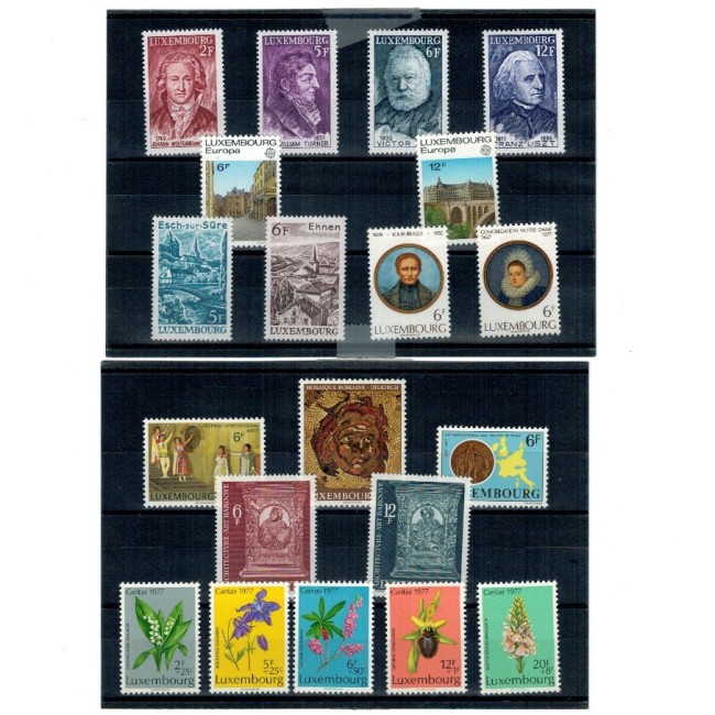 Luxemburg 1977 - Set timbre neuzate, serii