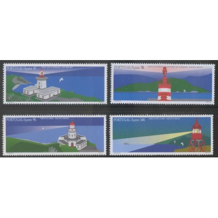 Portugal Azores 1996 - Faruri, serie neuzata