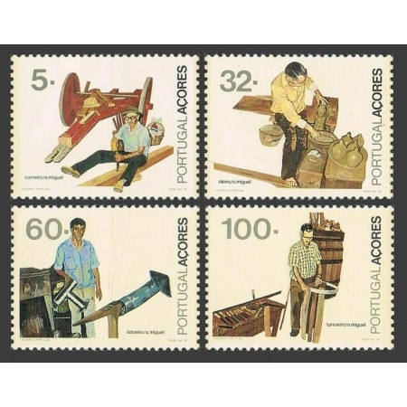 Portugal Azores 1990 - Meșteșuguri, profesii, serie neuzata