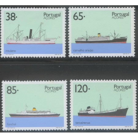 Portugal Azores 1992 - Vapoare, transport, serie neuzata
