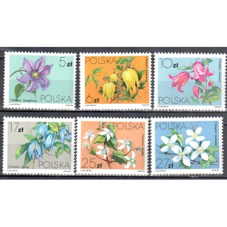 Polonia 1984 - Flori, flora locala, serie neuzata