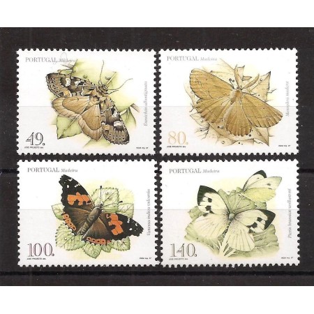 Portugal Madeira 1997 - Fluturi, serie neuzata