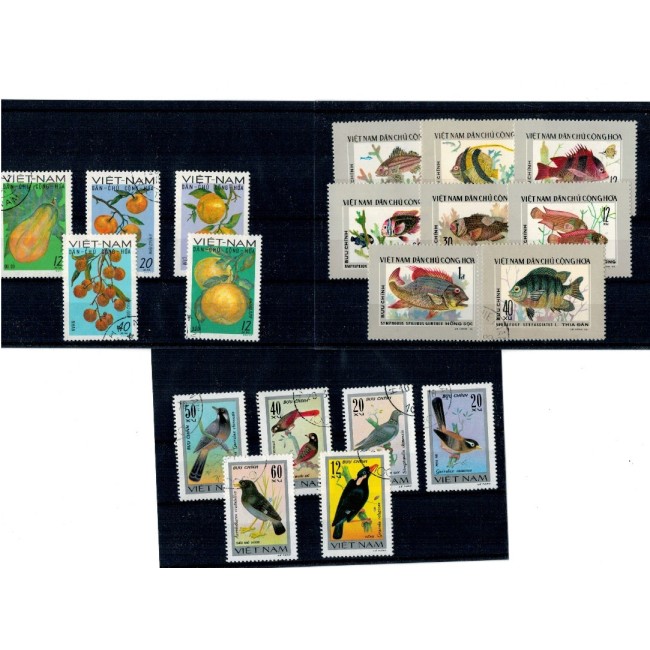 Vietnam - Lot timbre stampilate, serii