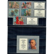 URSS 1978 - Picturi Vodkin, arta, serie neuzata cu viniete si colita neuzata