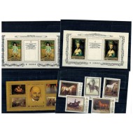 URSS - Lot timbre neuzate, tematica pictura, arta