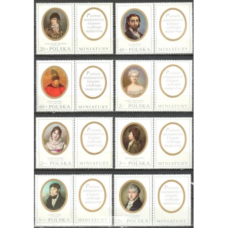 Polonia 1970 - Picturi, arta, miniaturi, serie neuzata in viniete