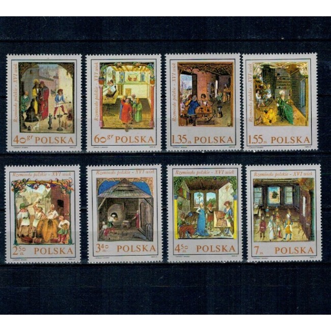 Polonia 1969 - Picturi, arta, serie neuzata