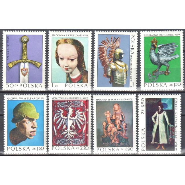 Polonia 1973 - Arta poloneza, serie neuzata