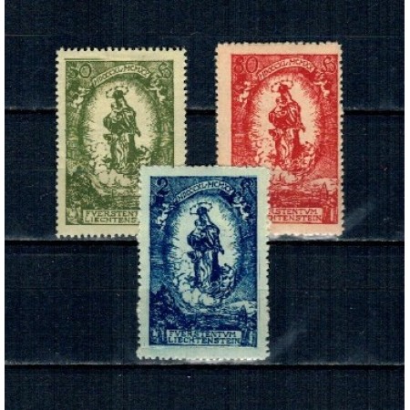 Liechtenstein 1920 - Aniversare Printul Johann II, 80 ani, serie nestampilata cu sarniere