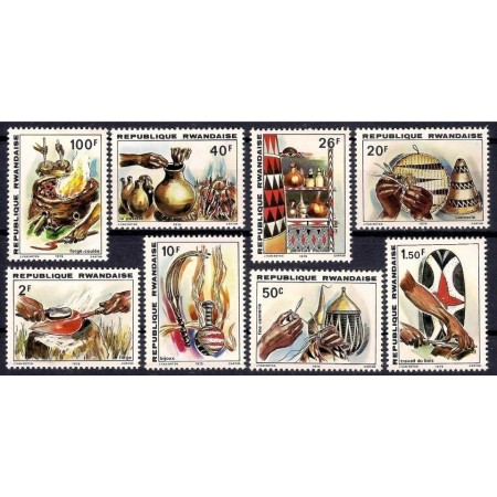 Rwanda 1979 - Meșteșuguri, artizanat, meserii, serie neuzata
