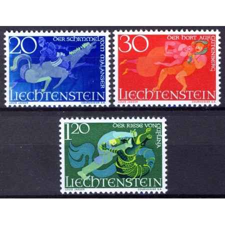 Liechtenstein 1967 - Legende, serie neuzata