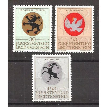 Liechtenstein 1969 - Steme, serie neuzata