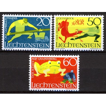 Liechtenstein 1969 - Legende, serie neuzata