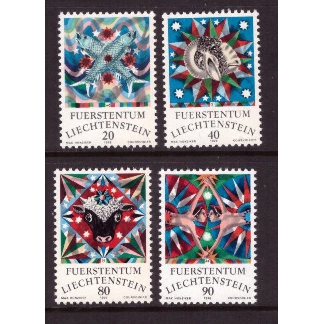 Liechtenstein 1976 - Zodiac, serie neuzata