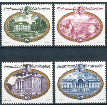 Liechtenstein 1977 - Castele si palate, serie neuzata