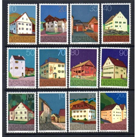 Liechtenstein 1978 - Cladiri, uzuale, serie neuzata