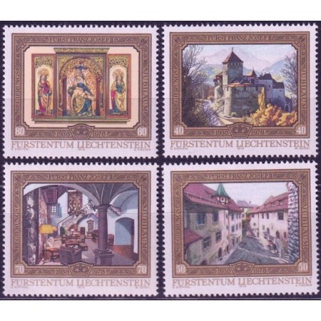 Liechtenstein 1978 - Picturi, arta, aniversare Franz Joseph II, serie neuzata