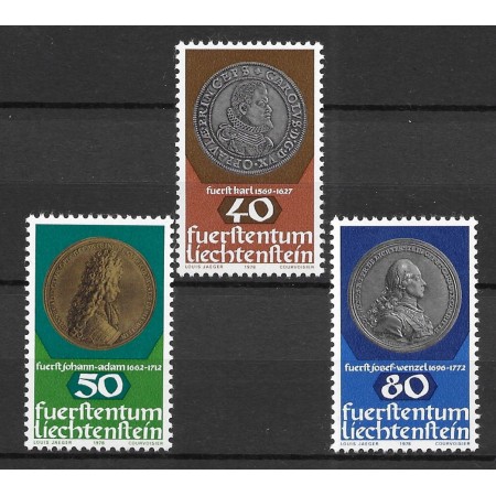 Liechtenstein 1978 - Monede si medalii, serie neuzata