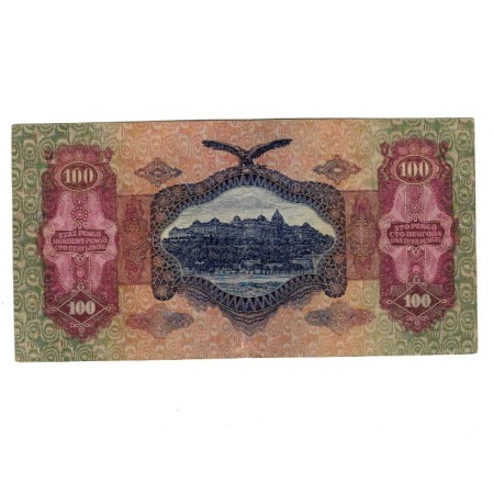 Ungaria 1930 - 100 pengo, circulata
