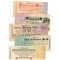 Germania 1923 - Lot 5 bancnote, de inflație, circulate