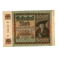 Germania 1922 - 5000 mark, circulat
