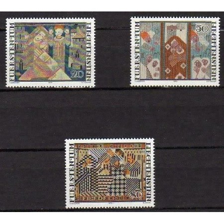 Liechtenstein 1979 - Crăciun, broderie, serie neuzata