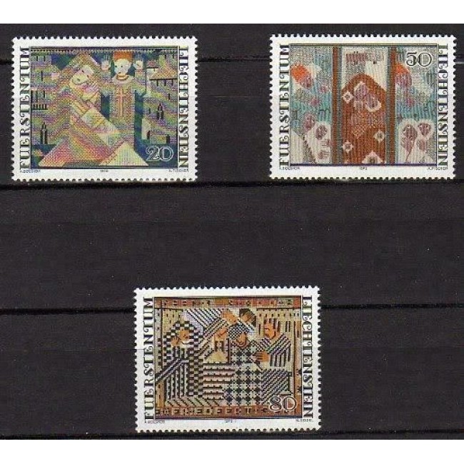 Liechtenstein 1979 - Crăciun, broderie, serie neuzata