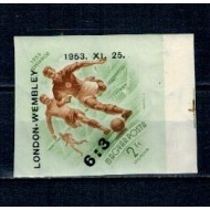 Ungaria 1953 - Victoria echipei de fotbal pe Wembley, supratipar, nedantelat, nestampilat, cu sarniera