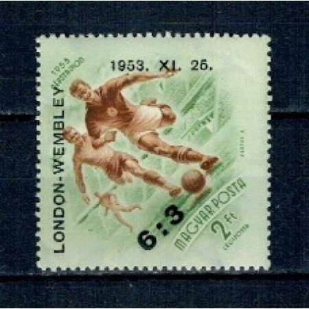 Ungaria 1953 - London-Wembley, victoria echipei de fotbal a Ungariei cu 6:3, supratipar, neuzat