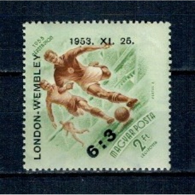 Ungaria 1953 - London-Wembley, victoria echipei de fotbal a Ungariei cu 6:3, supratipar, neuzat