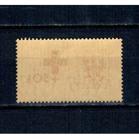 Ljubljana 1944, ocupatia germana - Crucea Rosie, supratipar pe Italia, Mi.No. 30 neuzat