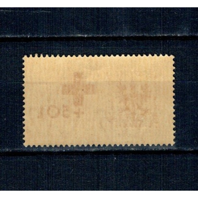 Ljubljana 1944, ocupatia germana - Crucea Rosie, supratipar pe Italia, Mi.No. 30 neuzat