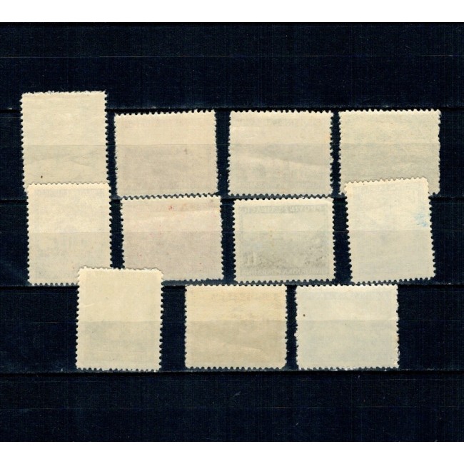 Ljubljana 1945, ocupația germana - Uzuale, vederi, serie neuzata incompleta