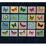 Mozambic 1953 - Fluturi, serie