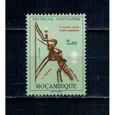 Mozambic 1962 - Lupta contra malariei, țânțar, neuzat