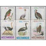 Mozambic 1980 - Păsări, fauna, serie neuzata