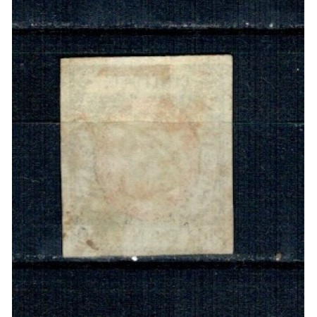 1869 - Carol I cu favoriți, 50 bani cu stampila BOTOSANI