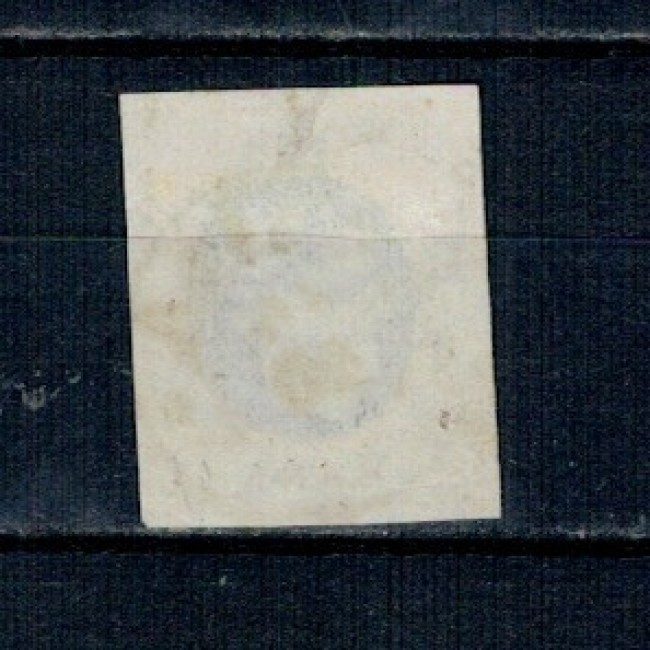 1869 - Carol I cu favoriți, 25 bani, stampila BRAILA