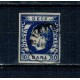 1869 - Carol I cu favoriți, 10bani, indigo, stampilat