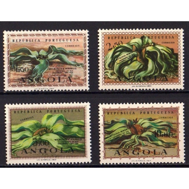 Angola 1959 - Planta welwitschia mirabilis, flora, serie neuzata