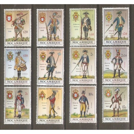 Mozambic 1967 - Uniforme militare, serie neuzata