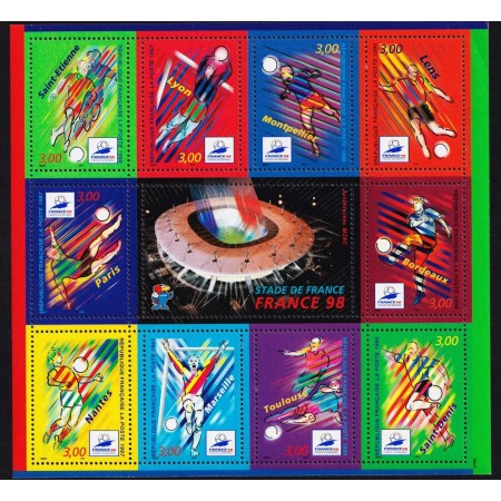 Franta 1998 - Campionatul Mondial de Fotbal, Stade de France, bloc neuzat