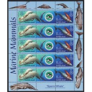 Norfolk Island 2002 - Balene, fauna marina, minicoala neuzata